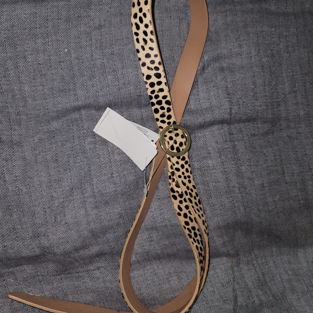 Gap Cheetah Print Belt Size XS